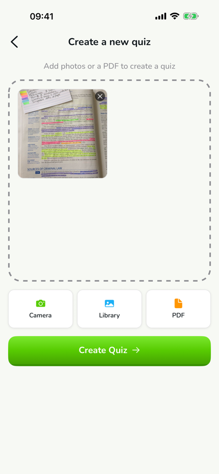 Create Quizzes Instantly